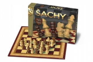 Gra/Zabawka Společenská hra Šachy dřevěné 