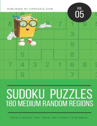 Książka Sudoku Puzzles - 180 Medium Random Regions Vip Puzzle