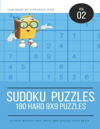 Kniha Sudoku Puzzles - 180 Hard 9x9 Puzzles Vip Puzzle