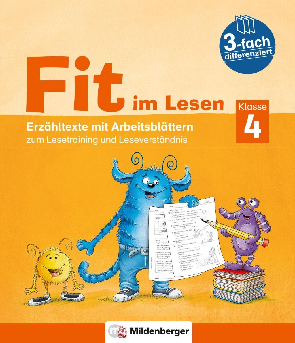 Kniha Fit im Lesen - Erzähltexte, Klasse 4 Sabine Stehr