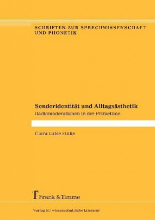 Książka Senderidentität und Alltagsästhetik Clara Luise Finke