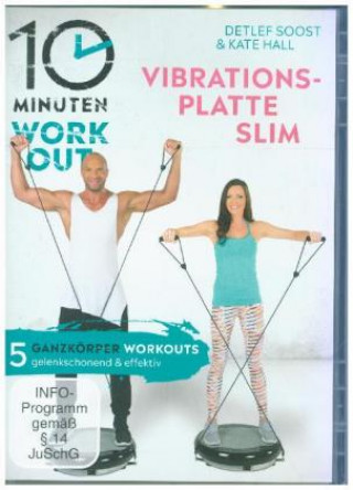 Wideo 10 Minuten Workout - Vibrationsplatte Slim, 1 DVD Detlef Soost