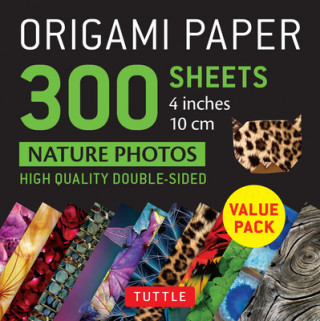 Kalendarz/Pamiętnik Origami Paper 300 sheets Nature Photo Patterns 4" (10 cm) Tuttle Publishing