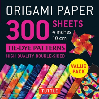 Naptár/Határidőnapló Origami Paper 300 sheets Tie-Dye Patterns 4" (10 cm) Tuttle Publishing