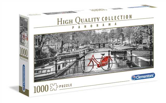 Joc / Jucărie Puzzle Panorama High Quality Collection Amsterdam Bicycle 1000 