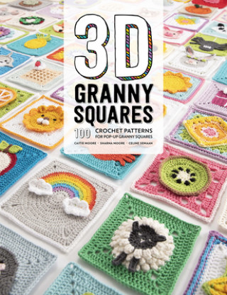 Kniha 3D Granny Squares Celine Semaan