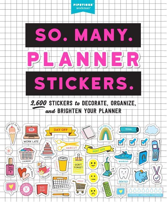 Carte So. Many. Planner Stickers. Workman Publishing