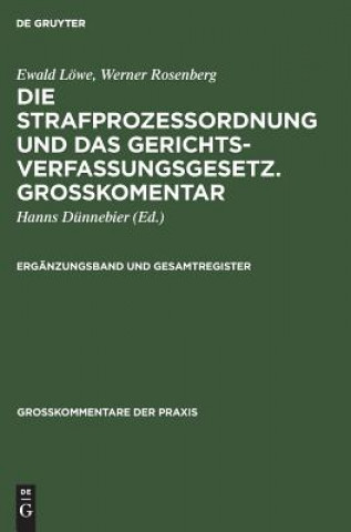 Buch Erganzungsband und Gesamtregister Ewald Löwe