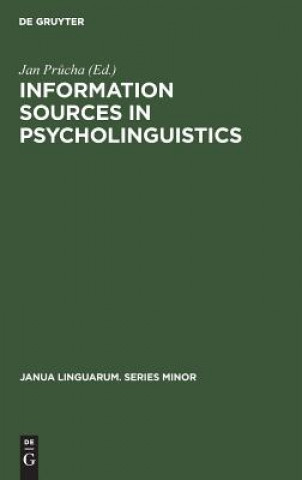Kniha Information sources in psycholinguistics Jan Prucha