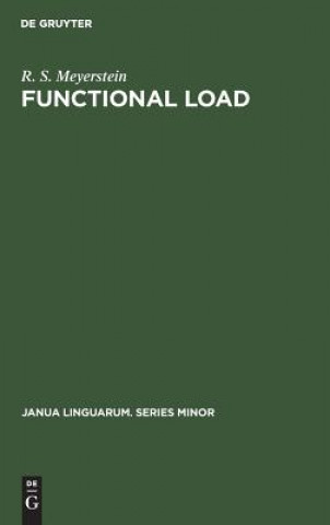 Knjiga Functional load R. S. Meyerstein