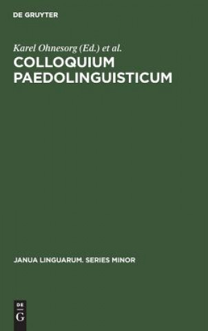 Buch Colloquium Paedolinguisticum Karel Ohnesorg