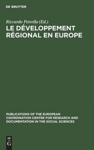 Carte developpement regional en Europe Riccardo Petrella