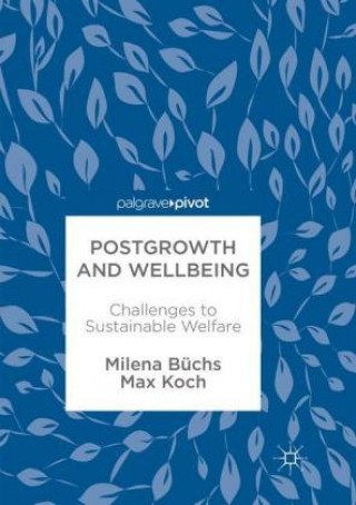 Kniha Postgrowth and Wellbeing Milena Buchs