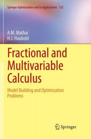 Kniha Fractional and Multivariable Calculus A.M. Mathai