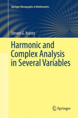 Kniha Harmonic and Complex Analysis in Several Variables Steven G. Krantz
