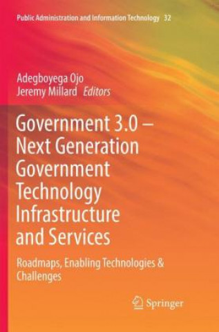 Kniha Government 3.0 - Next Generation Government Technology Infrastructure and Services Jeremy Millard