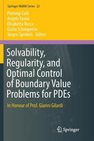 Kniha Solvability, Regularity, and Optimal Control of Boundary Value Problems for PDEs Pierluigi Colli