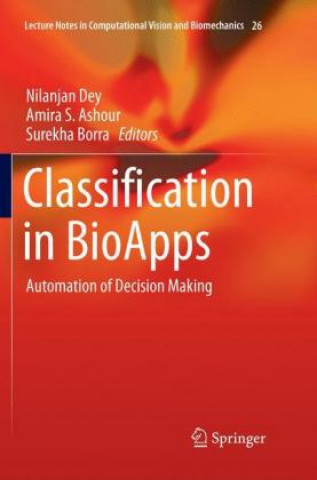 Kniha Classification in BioApps Nilanjan Dey
