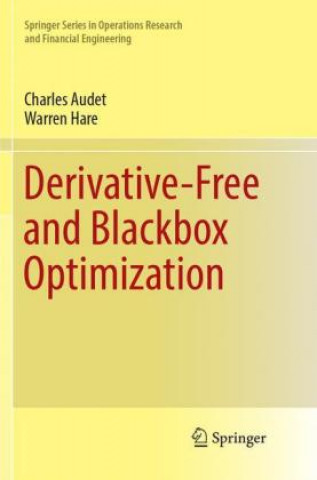 Kniha Derivative-Free and Blackbox Optimization Charles Audet