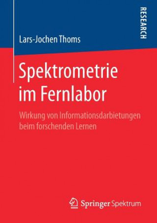 Kniha Spektrometrie Im Fernlabor Lars-Jochen Thoms