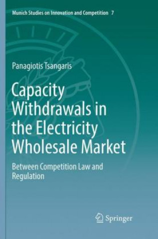 Könyv Capacity Withdrawals in the Electricity Wholesale Market Panagiotis Tsangaris