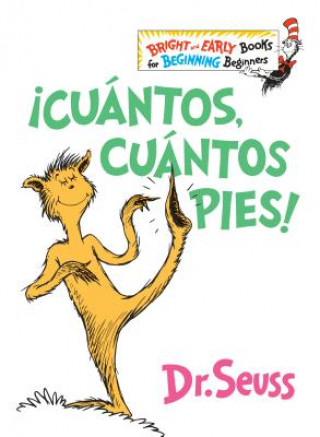 Könyv !Cuantos, cuantos Pies! (The Foot Book Spanish Edition) Dr. Seuss