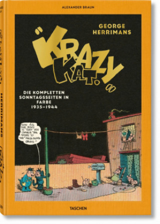 Kniha George Herrimans "Krazy Kat". Die kompletten Sonntagsseiten in Farbe 1935-1944 George Herriman