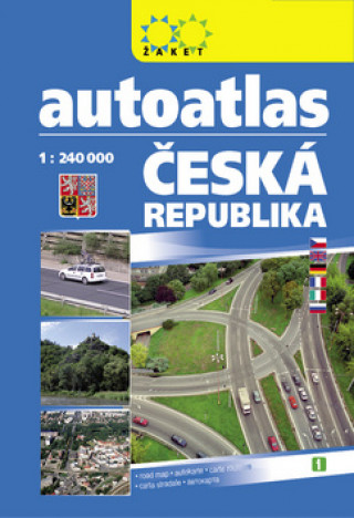 Tlačovina Autoatlas ČR 1:240 000 A5 2019 
