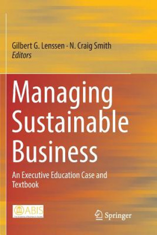 Kniha Managing Sustainable Business Gilbert G. Lenssen