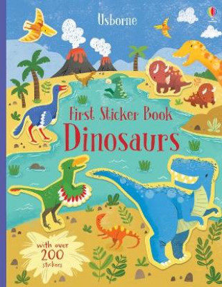 Книга First Sticker Book Dinosaurs HANNAH WATSON
