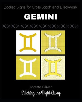 Carte Gemini Zodiac Signs for Cross Stitch and Blackwork Loretta Oliver