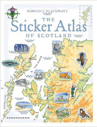 Kniha Sticker Atlas of Scotland Benedict Blathwayt