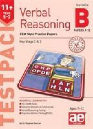 Carte 11+ Verbal Reasoning Year 5-7 CEM Style Testpack B Papers 9-12 Dr Stephen C Curran