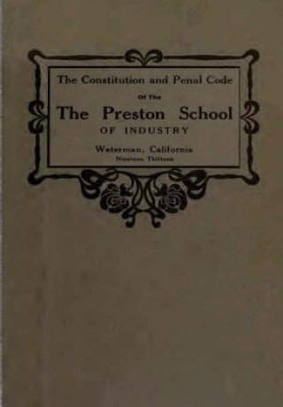 Knjiga Constitution Preston School Industry