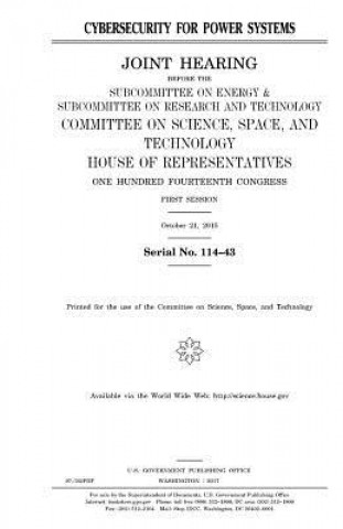 Book Cybersecurity for power systems United States Congress
