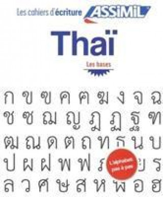 Kniha Cahier d'ecriture Thai SIRIKUL NGUYEN