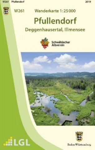 Tlačovina Pfullendorf 1:25 000 Landesamt für Geoinformation und Landentwicklung Baden-Württemberg