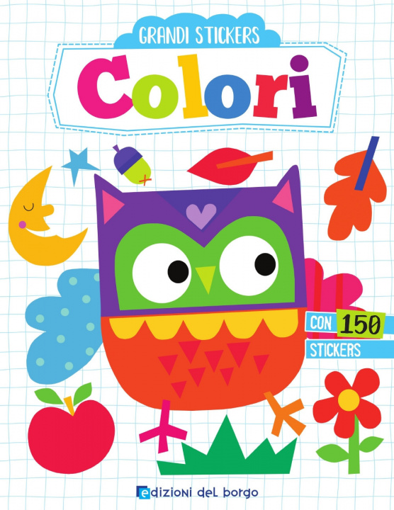 Книга Colori. Grandi stickers Elizabeth Golding