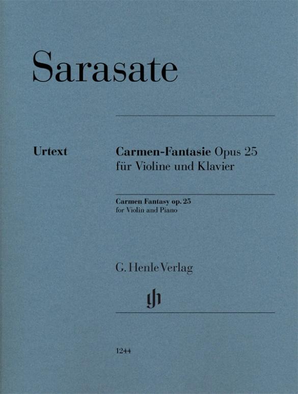 Książka Carmen-Fantasie op. 25 für Violine und Klavier Pablo De Sarasate