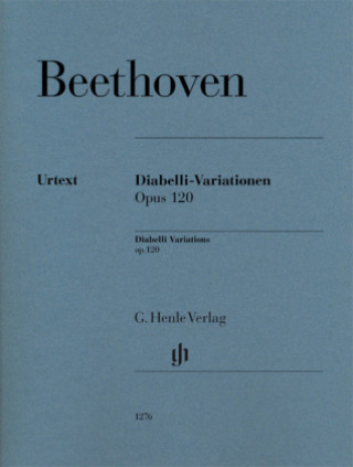 Kniha Diabelli-Variationen op. 120 Ludwig van Beethoven