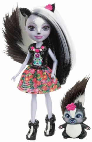 Papírenské zboží Barbie Enchantimals Lalka+zwierzątko Sage Skunk & Caper 