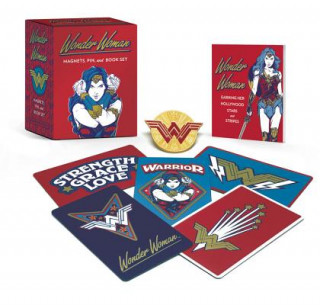 Carte Wonder Woman: Magnets, Pin, and Book Set Matthew K. Manning