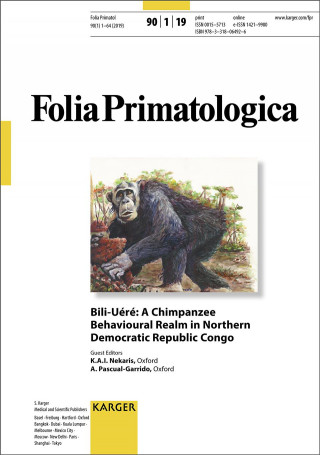 Kniha Bili-Uéré: A Chimpanzee Behavioral Realm in Northern DR Congo Nekaris