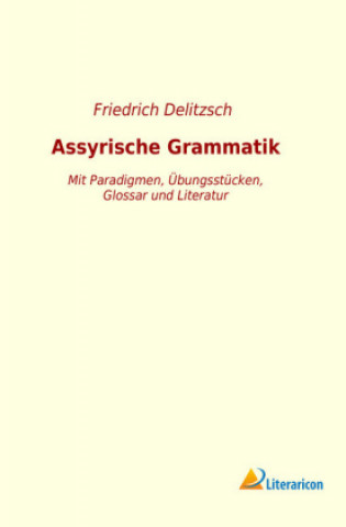 Kniha Assyrische Grammatik Friedrich Delitzsch