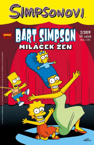 Book Bart Simpson Miláček žen collegium