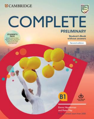 Carte Complete Preliminary Student's Book Pack (SB wo Answers w Online Practice and WB wo Answers w Audio Download) Peter May