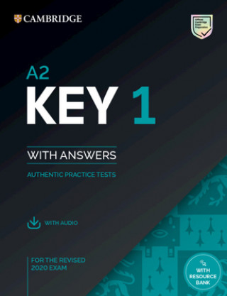 Kniha A2 Key 1 for the Revised 2020 Exam Student's Book with Answers with Audio with Resource Bank Cambridge University Press