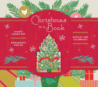 Carte Christmas in a Book (UpLifting Editions): Jacket comes off. Ornaments pop up. Display and celebrate! Noterie