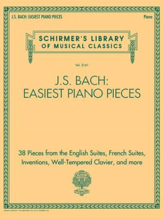 Kniha J.S. Bach: Easiest Piano Pieces: Schirmer's Library of Musical Classics, Vol. 2141 Johann Sebastian Bach