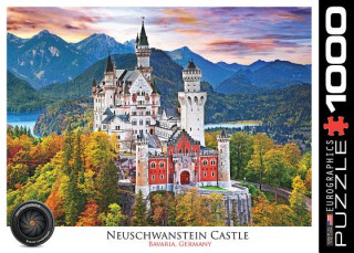 Játék Neuschwanstein Castle Germany 1000pc Puzzle Eurographics